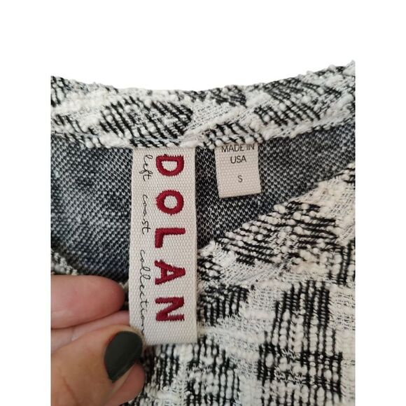 Anthropologie Dolan Women's Size Small Multi Asymmetrical Neckline Top Blouse - Picture 5 of 8